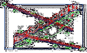 Strukturdarstellung der Anwendung negativer und positiver Formen im Entwurf